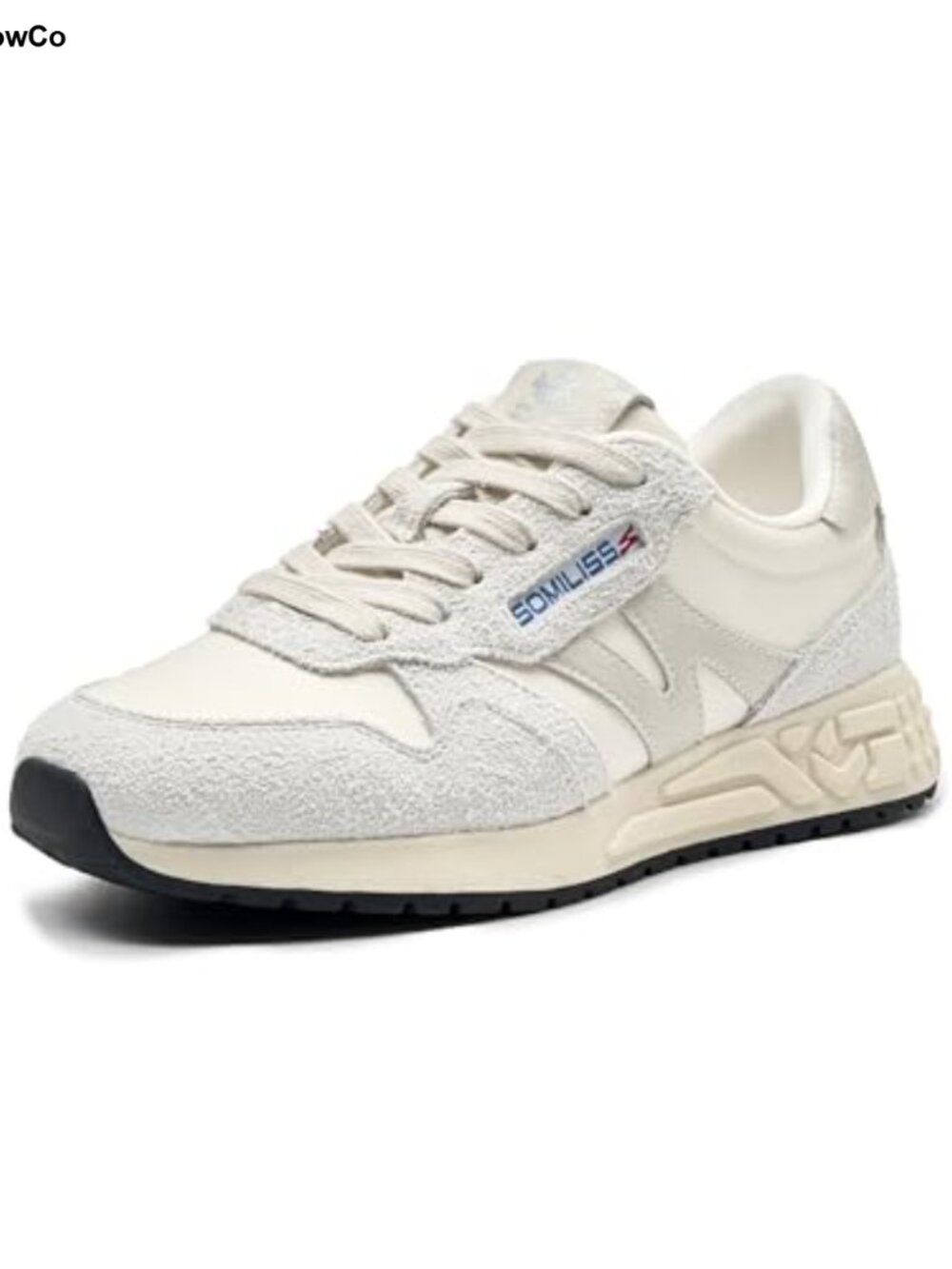 Womens Comfort Platform Sneakers Suede Fabric Walking Shoes